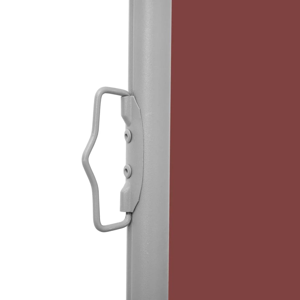 Tenda da sole laterale retrattile/schermo protettivo per patio giardino terrazza balcone 140 x 1000 cm marrone 02_0007407