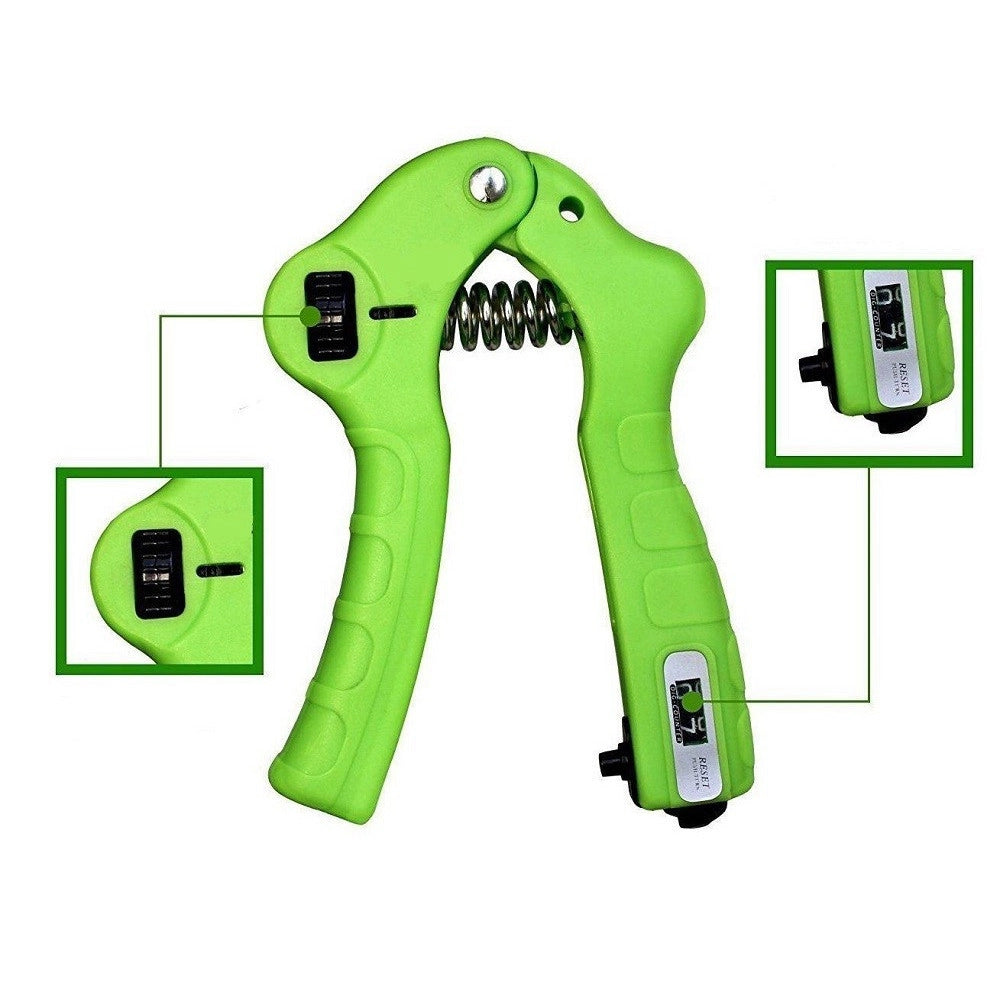 Trade Shop - Pinza Mano Hand Grip Potenziamento Muscoli Avambraccio Regolabile Con Contatore -