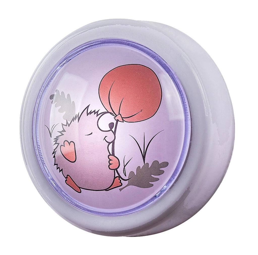 Applique notte bimbi tonda 10cm Riccio LED Hedgy Rabalux
