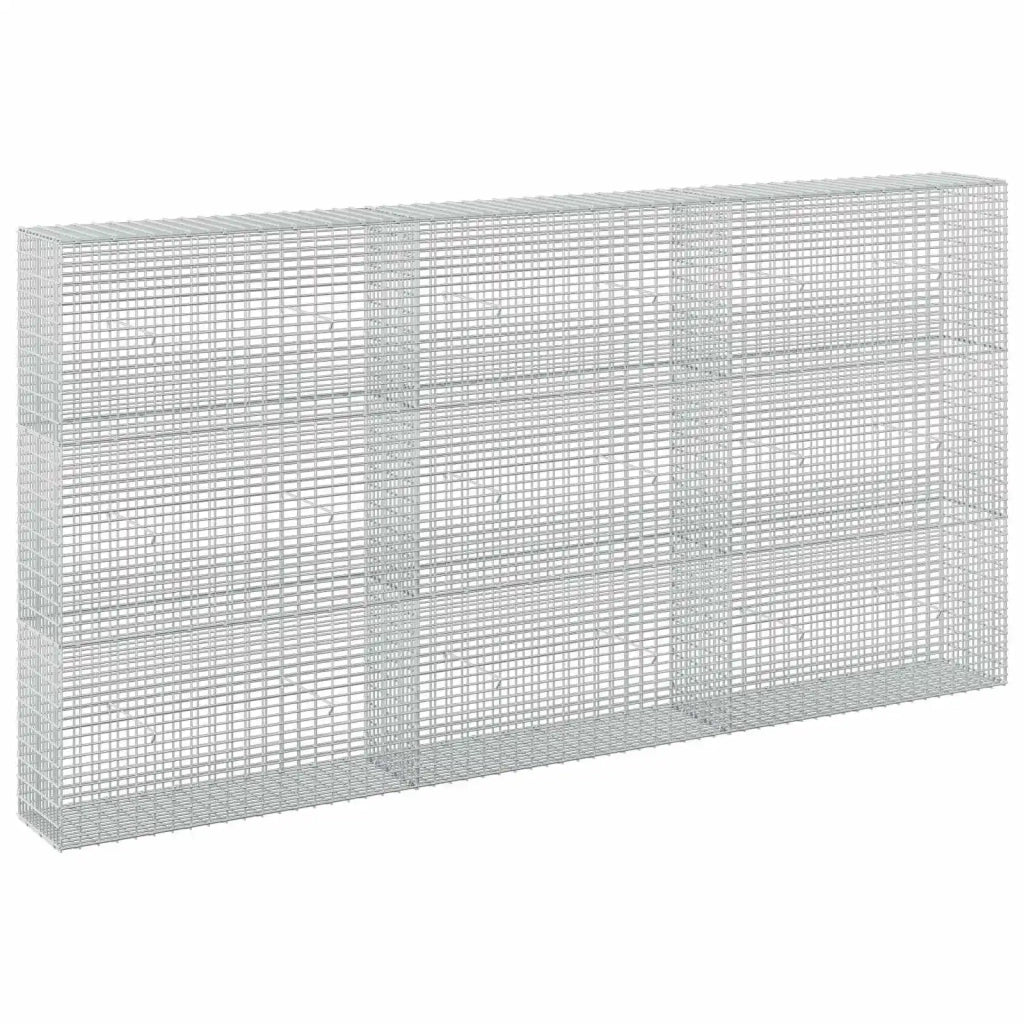 Gabione con Filo da 3,5 mm e Rete da 5x2,5 cm 300x30x150 cm 3461784