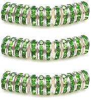 MJDCB 8mm 100 pezzi di perle rotonde per gioielli perle strass spacer perle per la creazione di gioielli bracciali collane