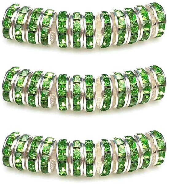MJDCB 8mm 100 pezzi di perle rotonde per gioielli perle strass spacer perle per la creazione di gioielli bracciali collane