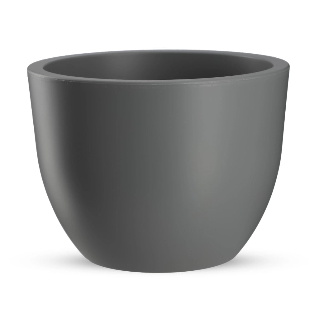 Copertura per vaso da fiori KADAX, rotonda, 35 cm, grigia.