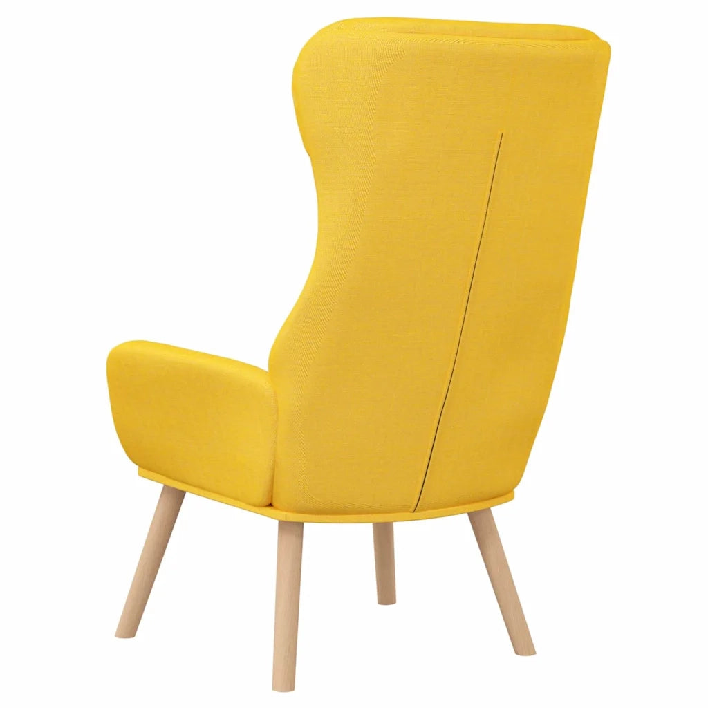 Divano Sedia-Poltrona Relax Giallo Senape in Tessuto 136903