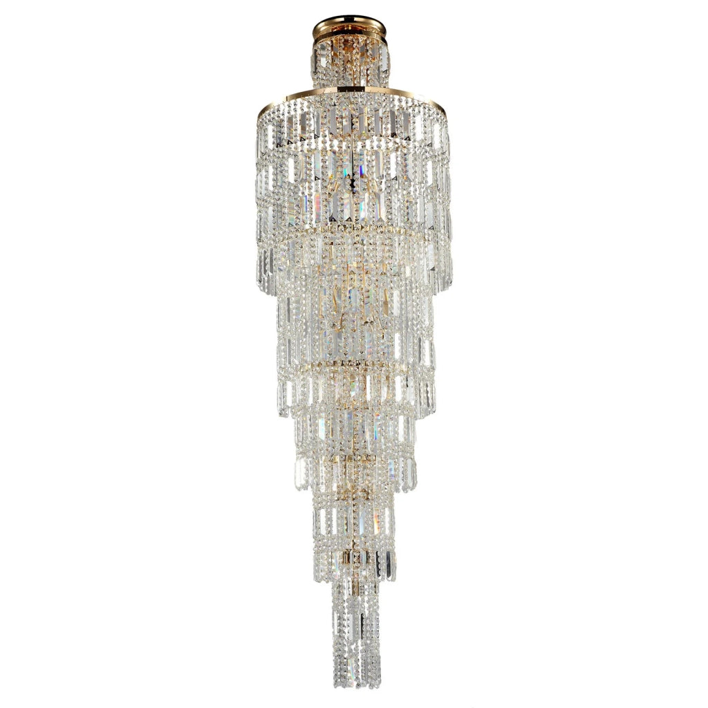 Maytoni Lampadario Classico Niagara 16 luci E14 oro metallo cristallo