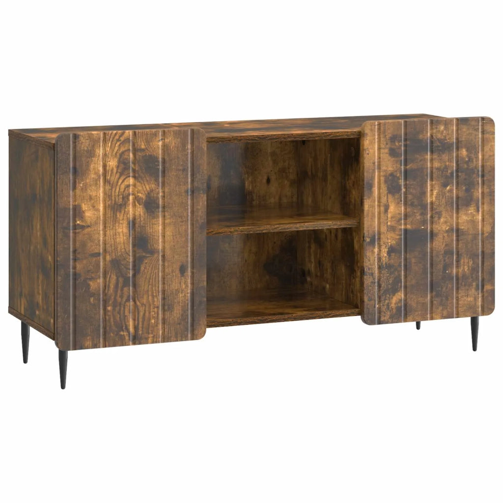 Mobile TV 102 x 34,5 x 52 cm Rovere Fumo Legno ingegnerizzato 894470