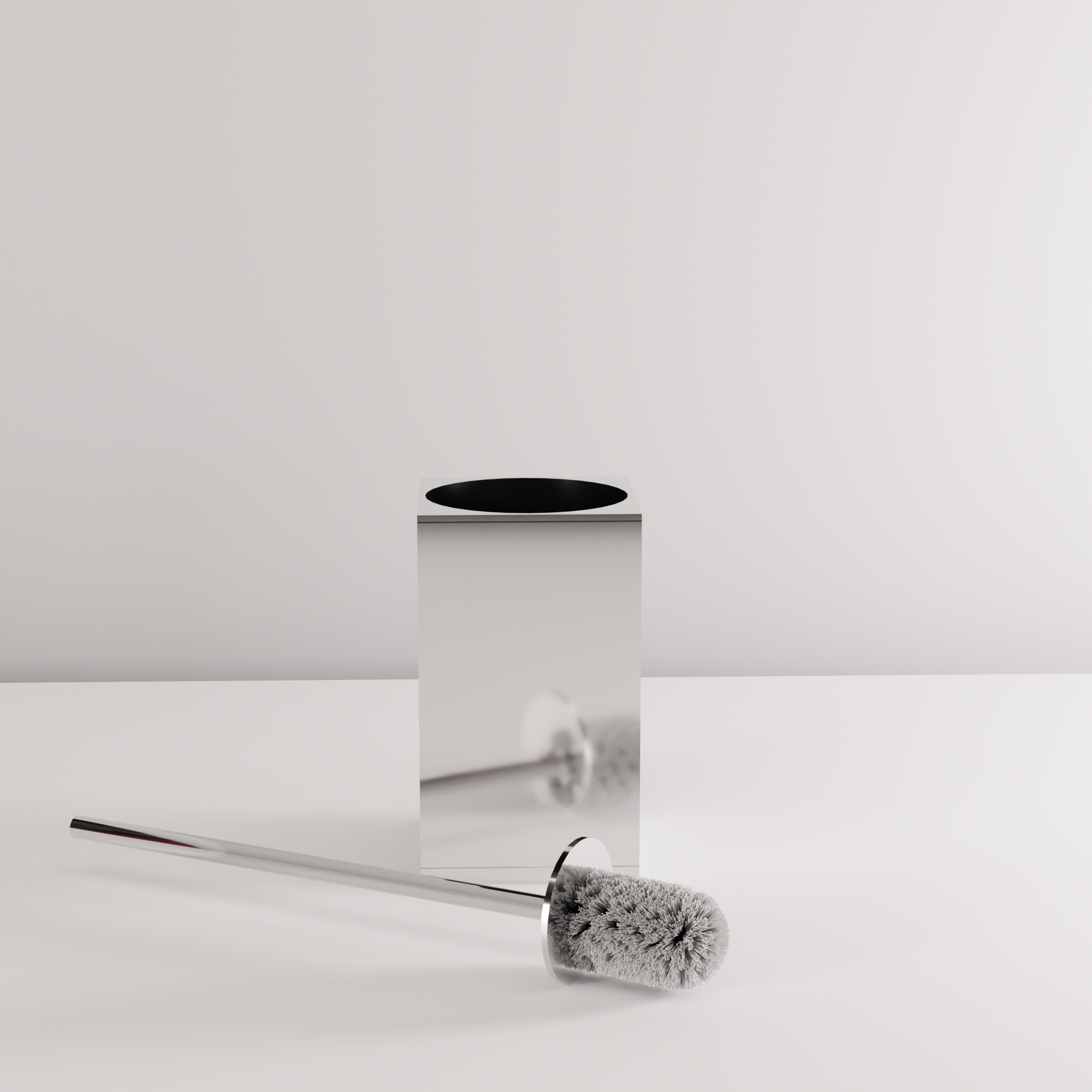 Spazzola Per Wc Mettalico B110 Chrome