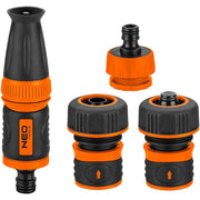 Topex 15-711 set per irrigazione ne connettori e attacco rubin ds
