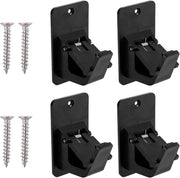 Supporti per tenda senza viti, colla forte, attacchi - Massimo 13,6kg - Nero - Bagno Camera da letto Cucina
