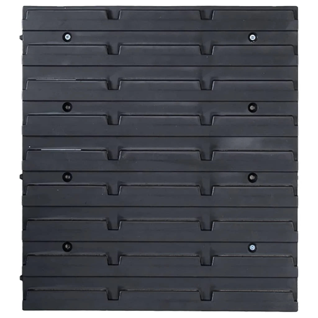 Kit contenitore portaoggetti e pannello da parete blu e nero da 128 pezzi 02_0003844