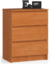 Cassettiera AKORD K60 Cassettiera Ontano 60 cm 3 cassetti 60x40x77 cm