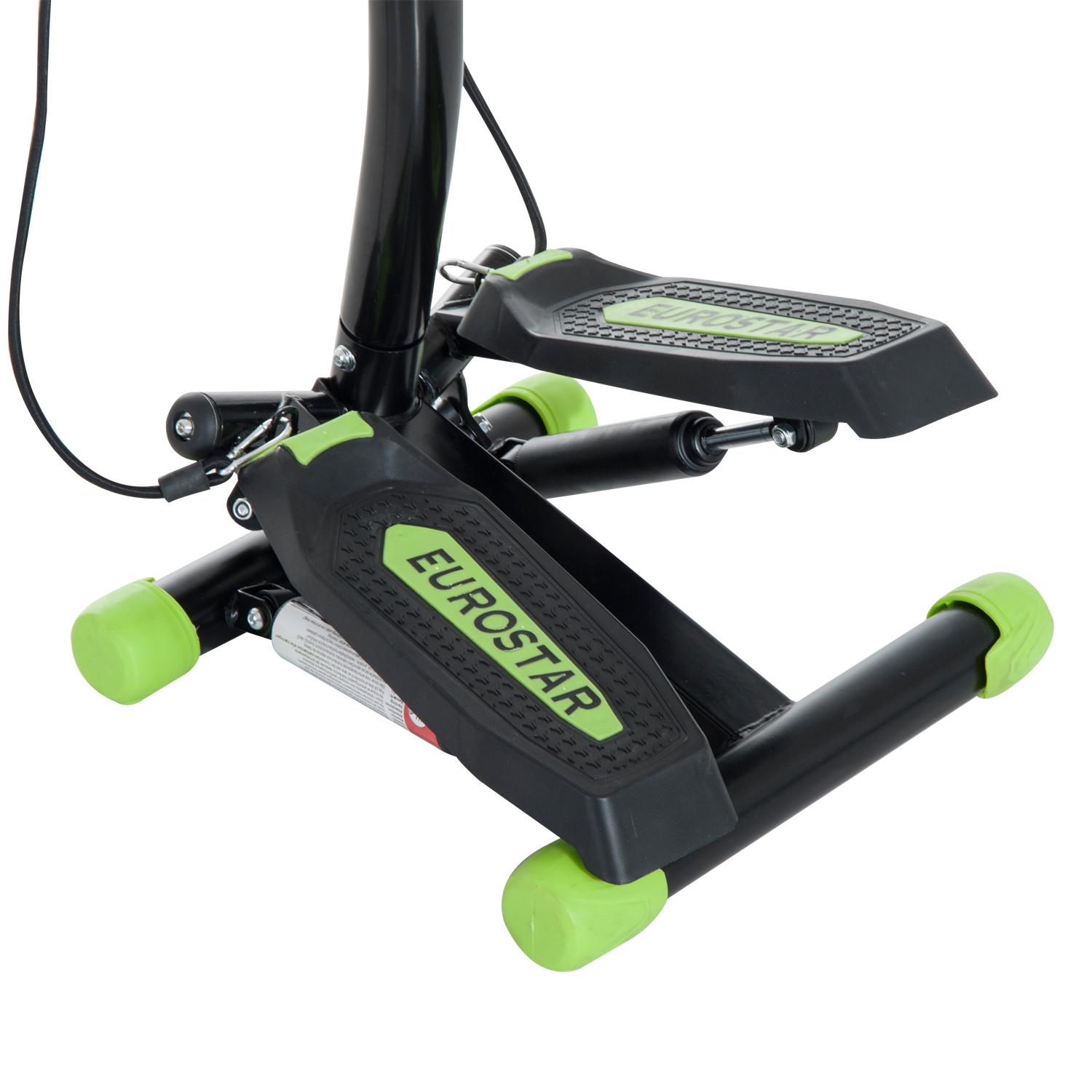Stepper Professionale Fitness con Manubrio e Corde 40x48x118 cm