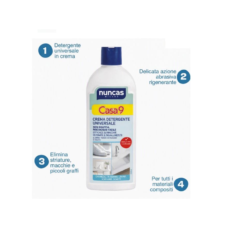 CREMA DETERGENTE UNIVERSALE CASA9 DI NUNCAS