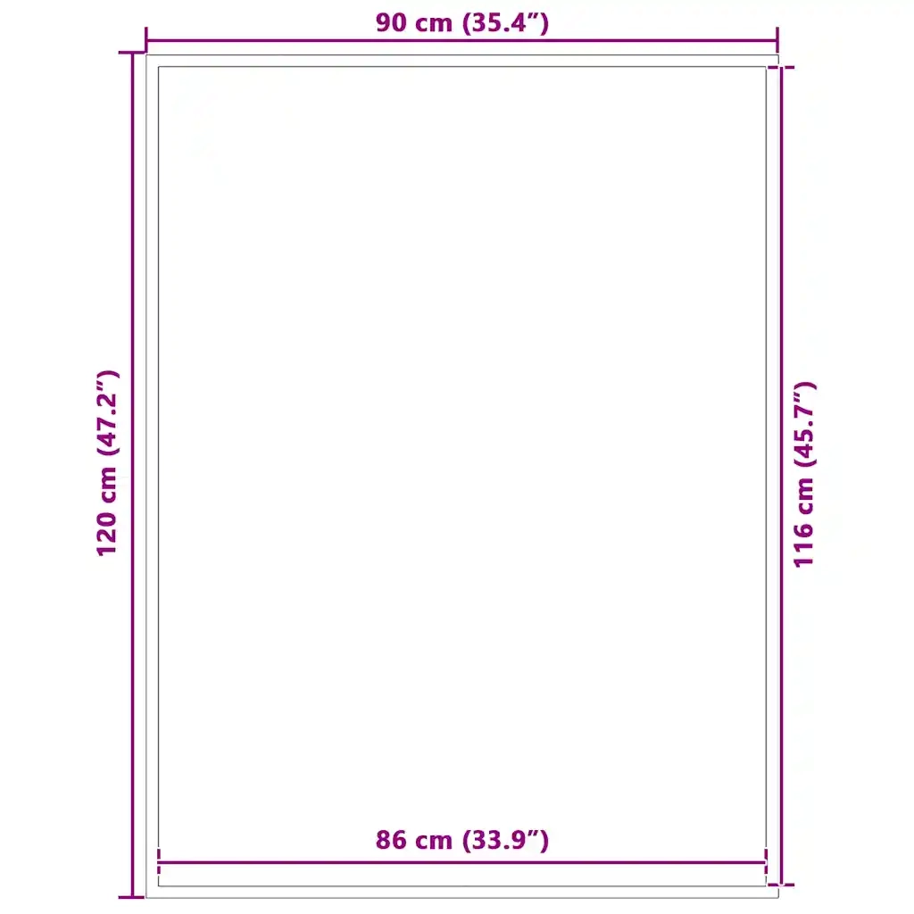 Zerbino a Strisce Nere e Grigie 90x120 cm