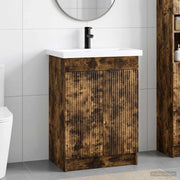 Set di mobili per il bagno Rovere Fumo 78,5 x 37,5 x 81 cm 3404159