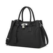 Borsa a tracolla da donna intrecciata, colore nero.