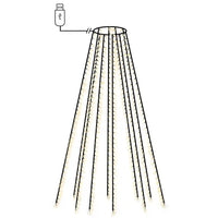 Rete di Luce per Albero di Natale 400 LED Bianco Freddo 400 cm 328892