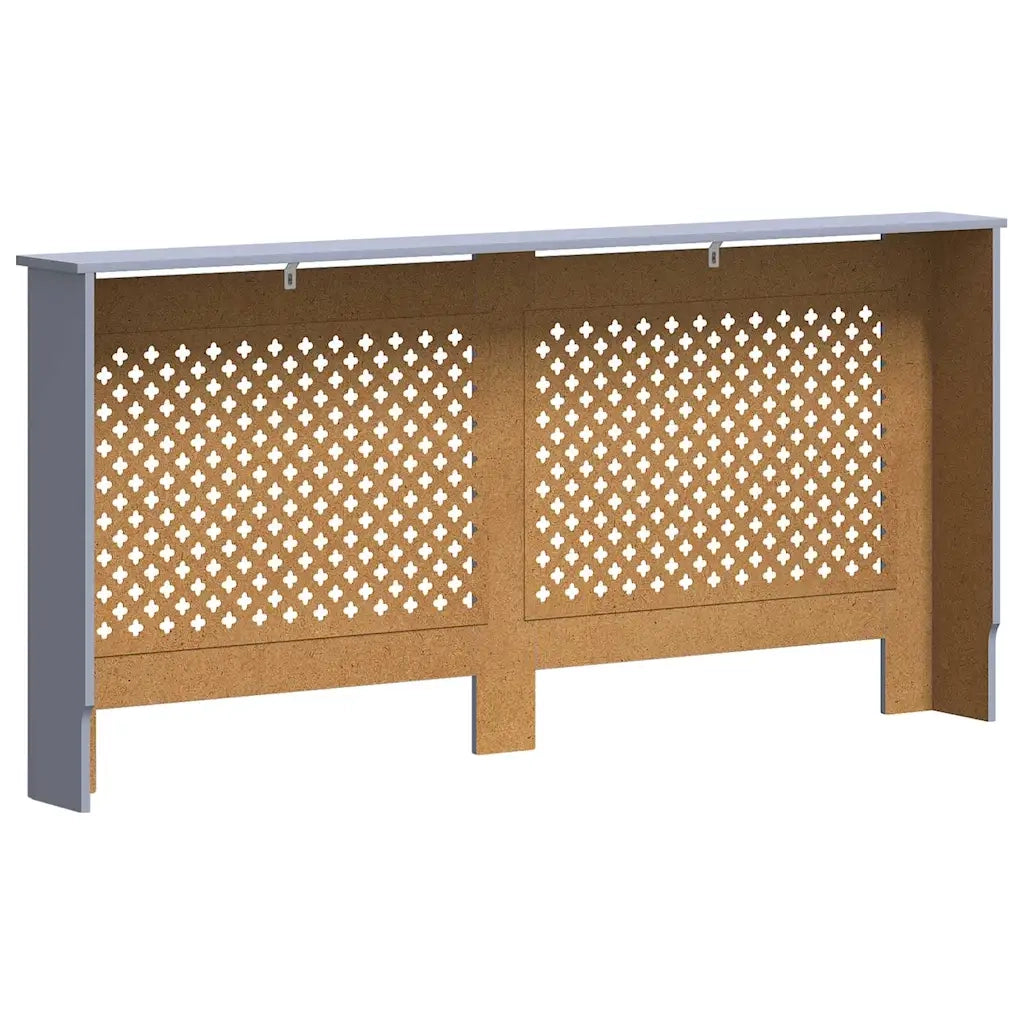 Copertura per Radiatore Antracite 172x19x81 cm in MDF 288197