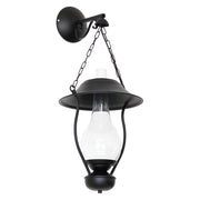 Gillio, Lampada da Parete Materiale Aplique in Metallo, Nero