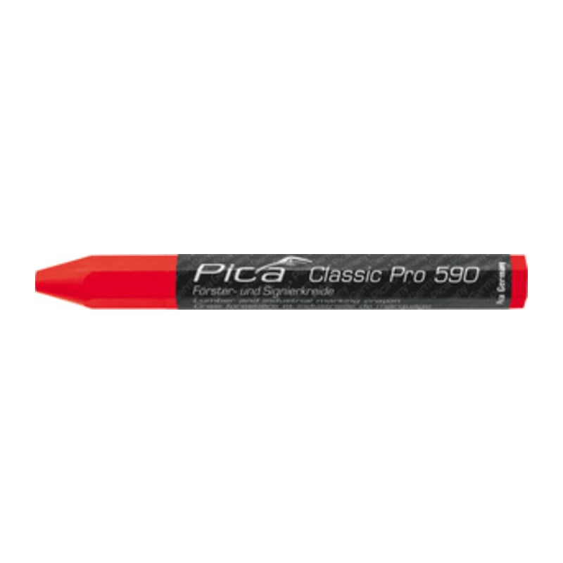 MARCATORE GESSO PICA LEGNO METALLO MURA ROSSO  12 PZ