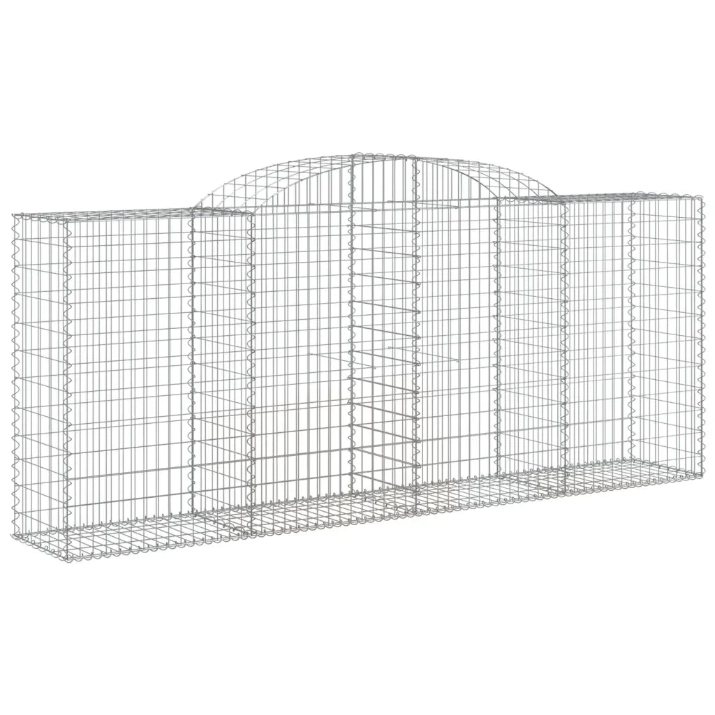 Cesti Gabbioni ad Arco 5 pz 300x50x120/140 cm Ferro Zincatocod mxl 100129