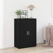 Sideboard Rovere Nero 60x31x84 cm Legno Ingegnerizzato