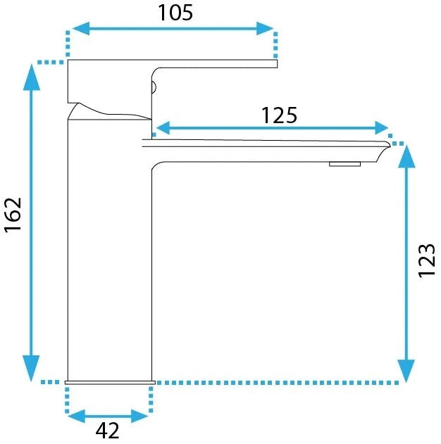 Rubinetto Da Lavabo Rea Veneta Chrome Low
