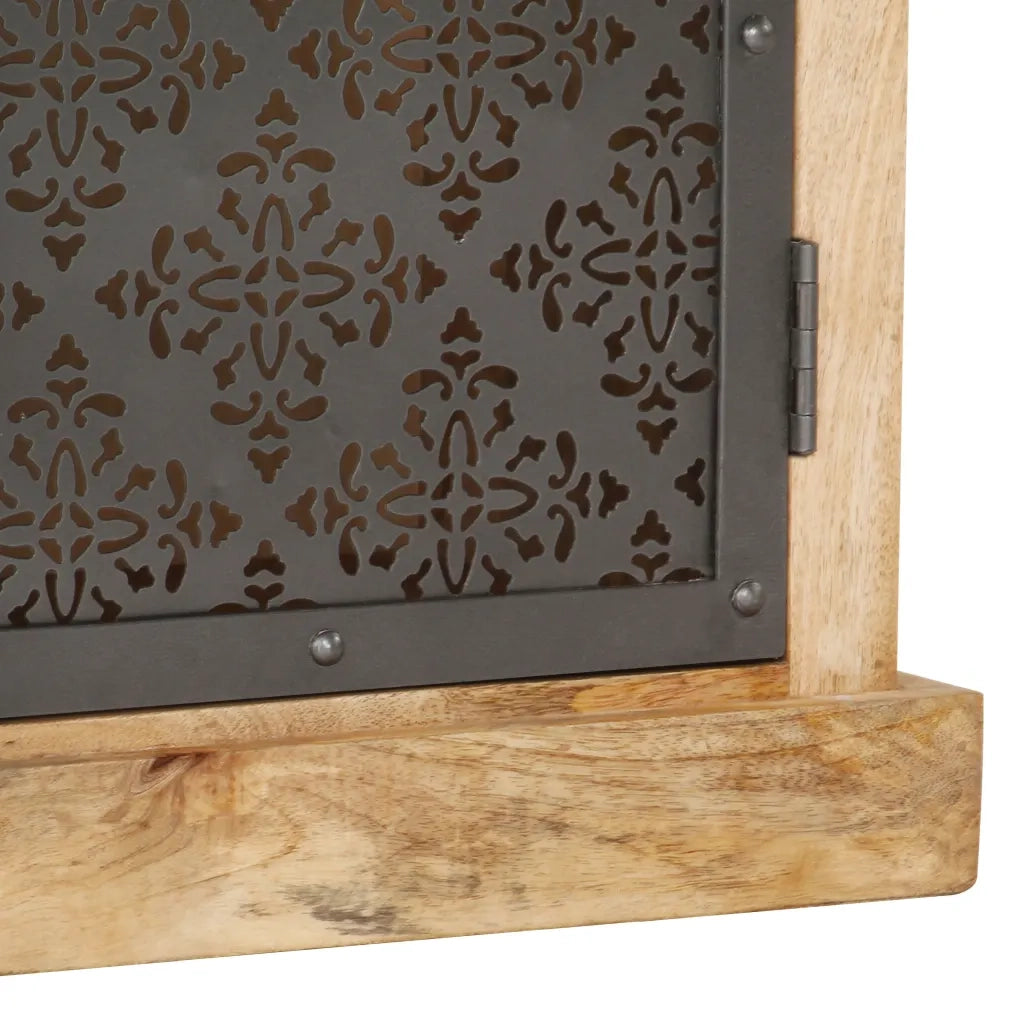 Credenza con Anta-Buffet-Armadio da cucina 45x32x110 cm Mango Massello