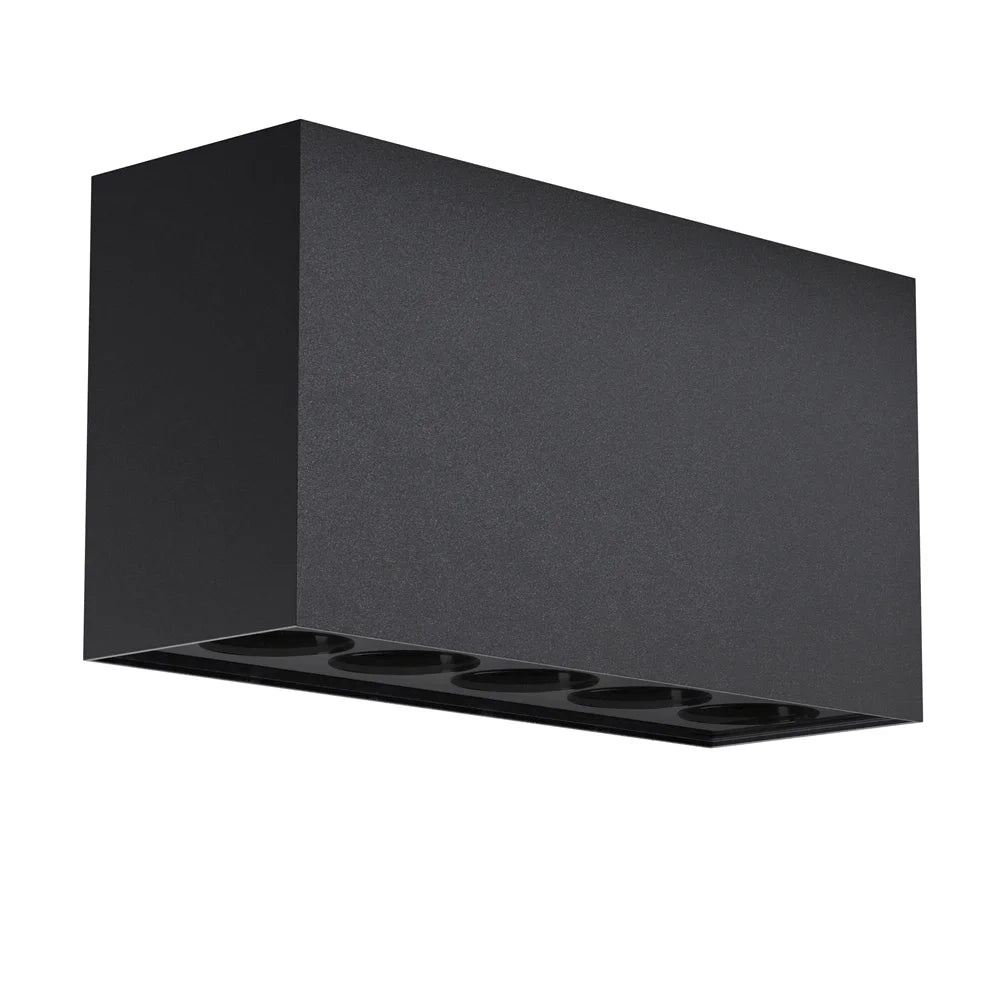 Plafoniera Da Esterno Moderna Ares Led Integrato 10W Vetro Grigio Ip54