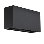 Plafoniera Da Esterno Moderna Ares Led Integrato 10W Vetro Grigio Ip54