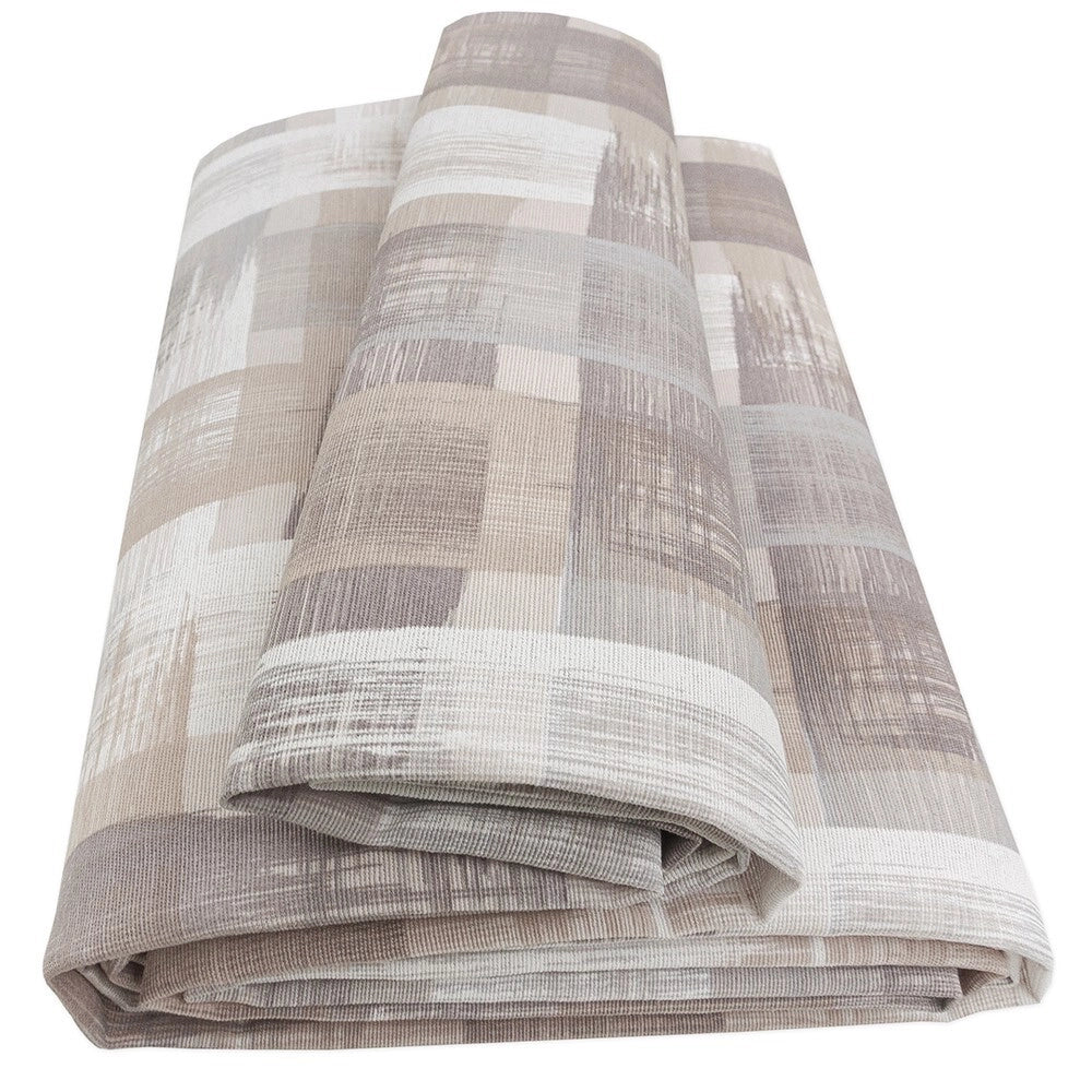 Telo Arredo Striato 260X280 Cm Moderno Multiuso Copridivano Cotone Gran Foulard Coperta Picnic