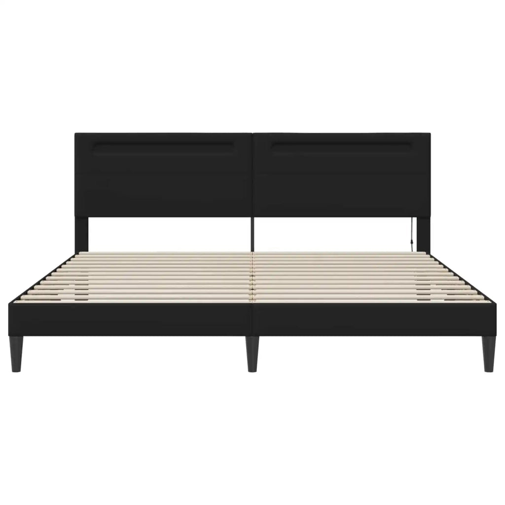 Struttura del letto Nero 180 x 200 cm Similpelle 3414701