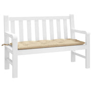 Cuscino per Panca Beige 120x50x7 cm in Tessuto Oxford