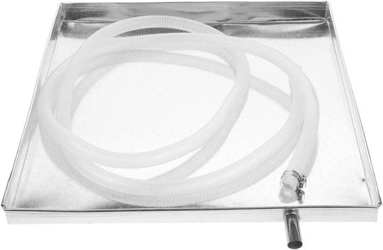 Condensatore portatile con contenitore di raccolta e tubo per drenaggio d'acqua, 75 cm