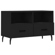Mobile TV | Armadietto TV | Mobile Porta TV Nero 80x36x50 cm in Legno Multistrato