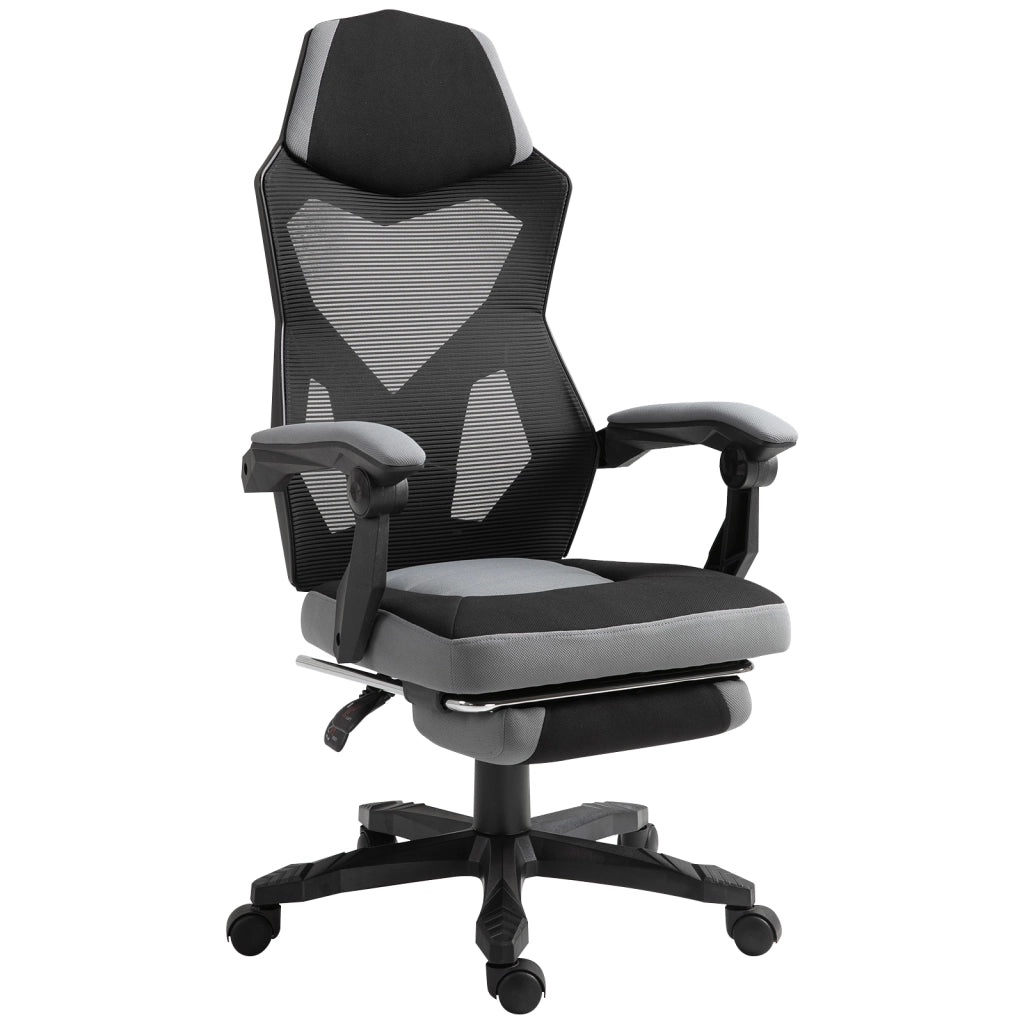 Sedia da Ufficio Ergonomica con Schienale Reclinabile ¨C Zephmum ¨C Grigio