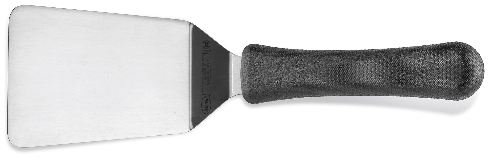 Spatola da Cucina per Lasagne Lama 12 cm Manico Antiscivolo Sanelli Skin Nero