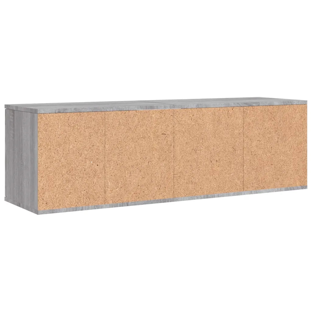 Mobile Porta TV-Credenza per TV Grigio Sonoma 120x34x37 cm in Legno Multistrato