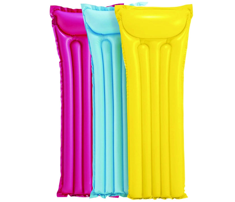 MATERASSINO GONFIABILE SINGOLO TRASPARENTE  cm.183x69  peso kg.0,68 (59703)    INTEX