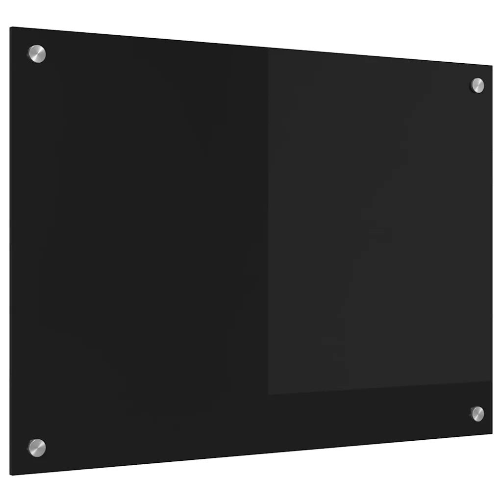 Schienale da cucina Nero 70 x 50 cm vetro temperato CFW6151616