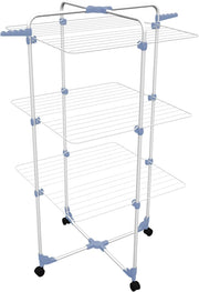 Stendibiancheria Modular 3 Piani in Acciaio Trattato 30 m 71 CMX71X132H
