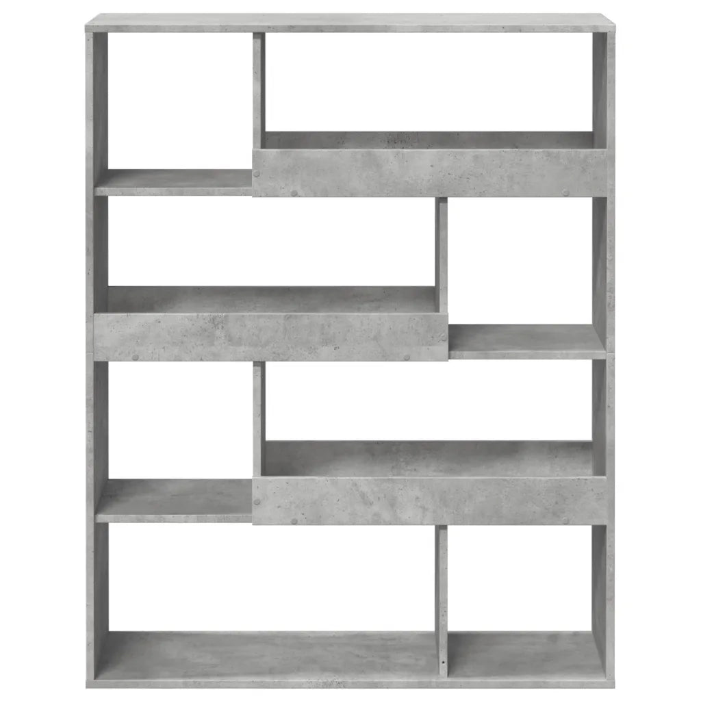 Libreria Grigio Cemento 100x33x125,5 cm in Legno Multistrato 3309333