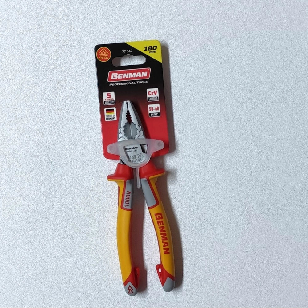 Benman powergrip 180mm 1000v pinza con fulcro isolata