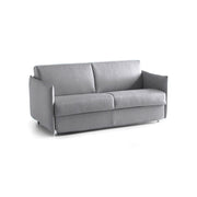 Varedo, Divano Fisso 2 Posti Sfoderabile Made in Italy, 180x95x90h cm Grigio