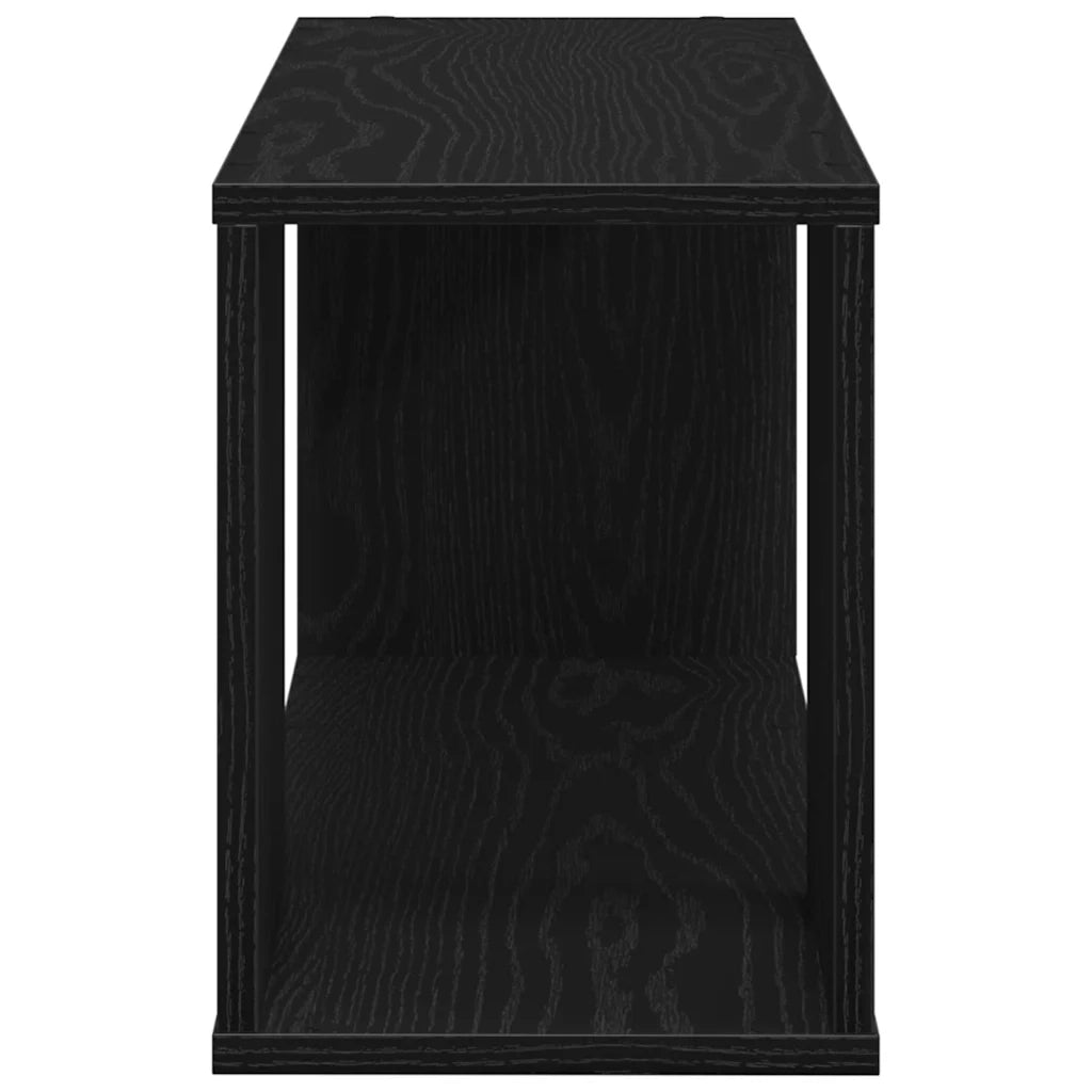 Set mobile TV-Credenza per TV Rovere Nero 80 x 24 x 32 cm Legno multistrato