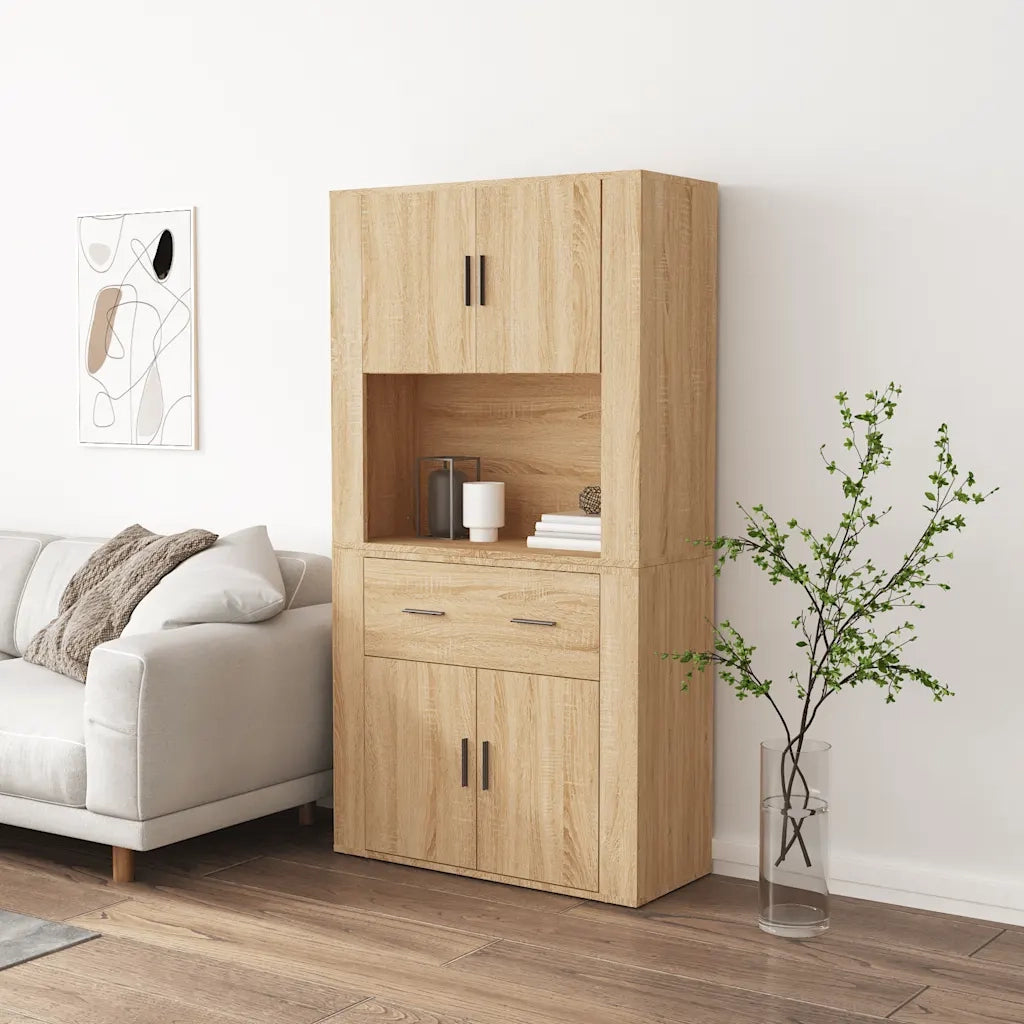 Credenza Rovere Sonoma in Legno Multistratocod mxl 77620