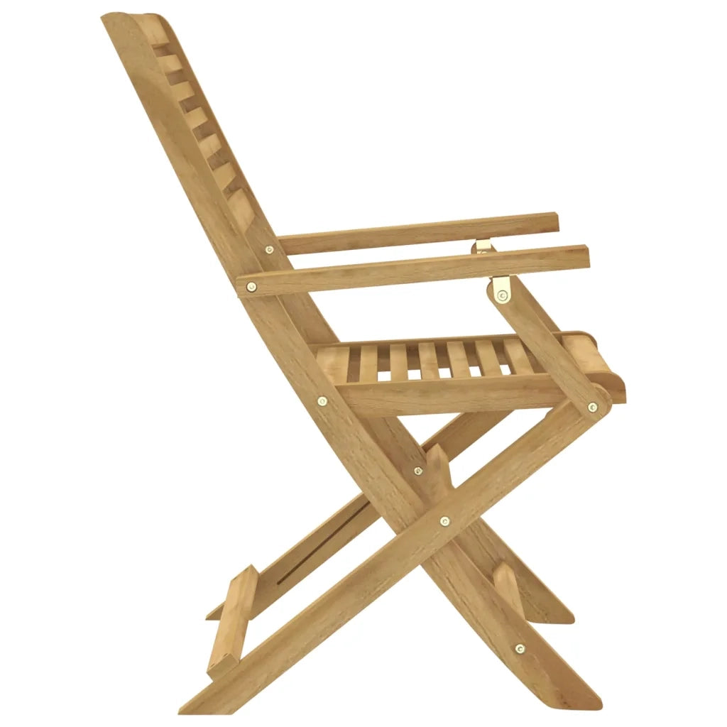 Sedie Giardino Pieghevoli 2pz 54,5x61,5x86,5 cm Massello Acacia 365737