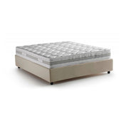 Letto Matrimoniale Apel, Letto Matrimoniale Materasso Incluso Made in Italy, Beige