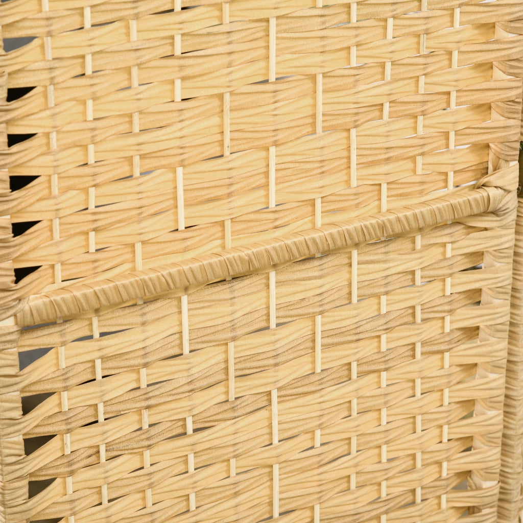Paravento Pieghevole 3 Ante ¨C Zephmum ¨C Legno 135x180 cm