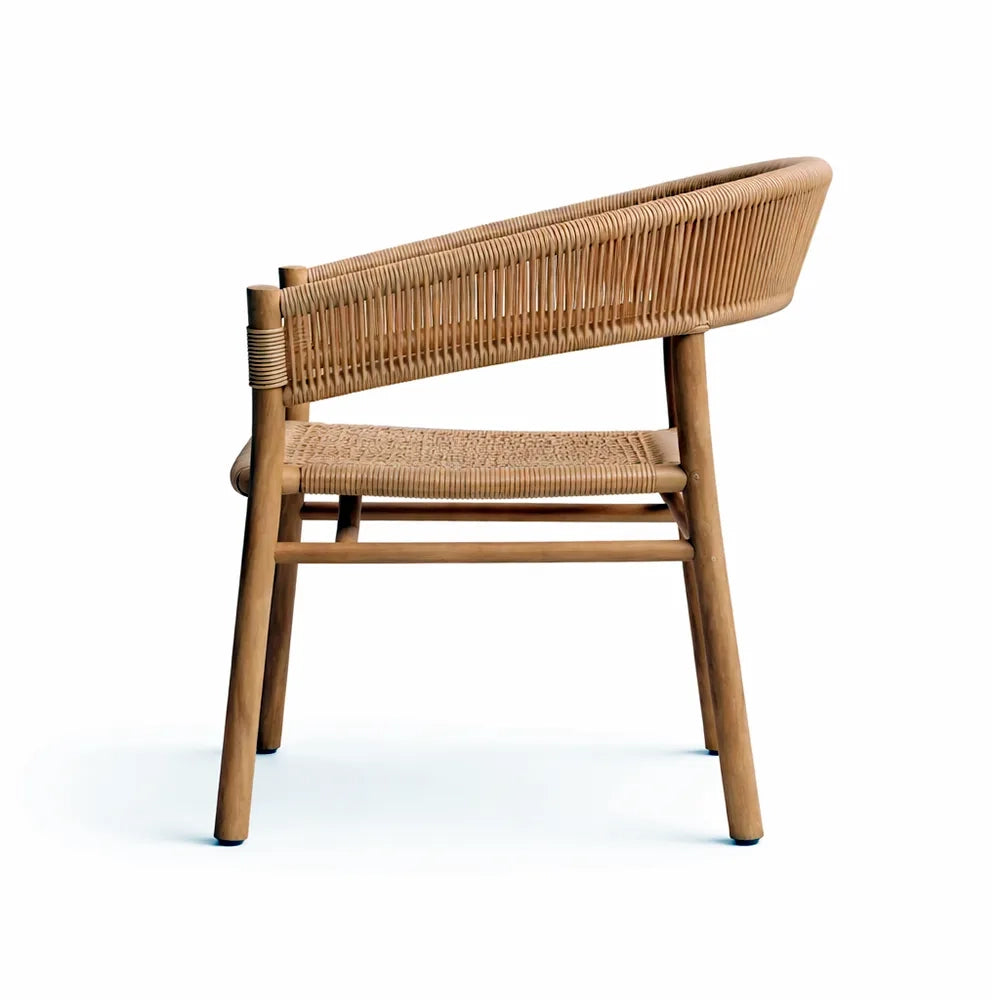 Set 2 Sedie da Giardino in Legno Teak – Aruna
